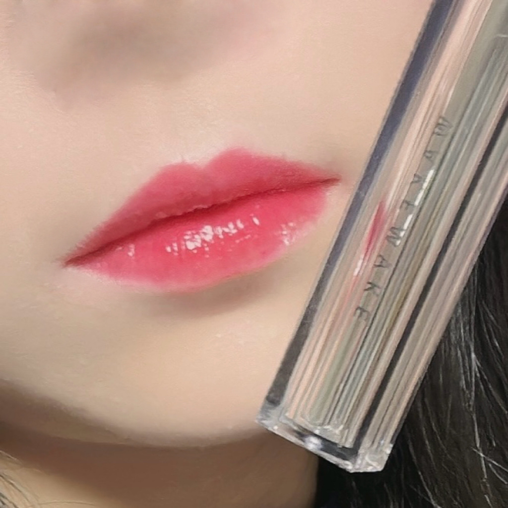 デュイジェルグロウティント 06 ピオニーフィズ/wakemake/リップティントを使ったクチコミ（3枚目）