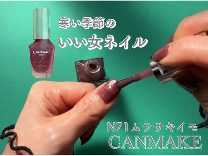 カラフルネイルズ/キャンメイク/マニキュアを使ったクチコミ(1枚目)