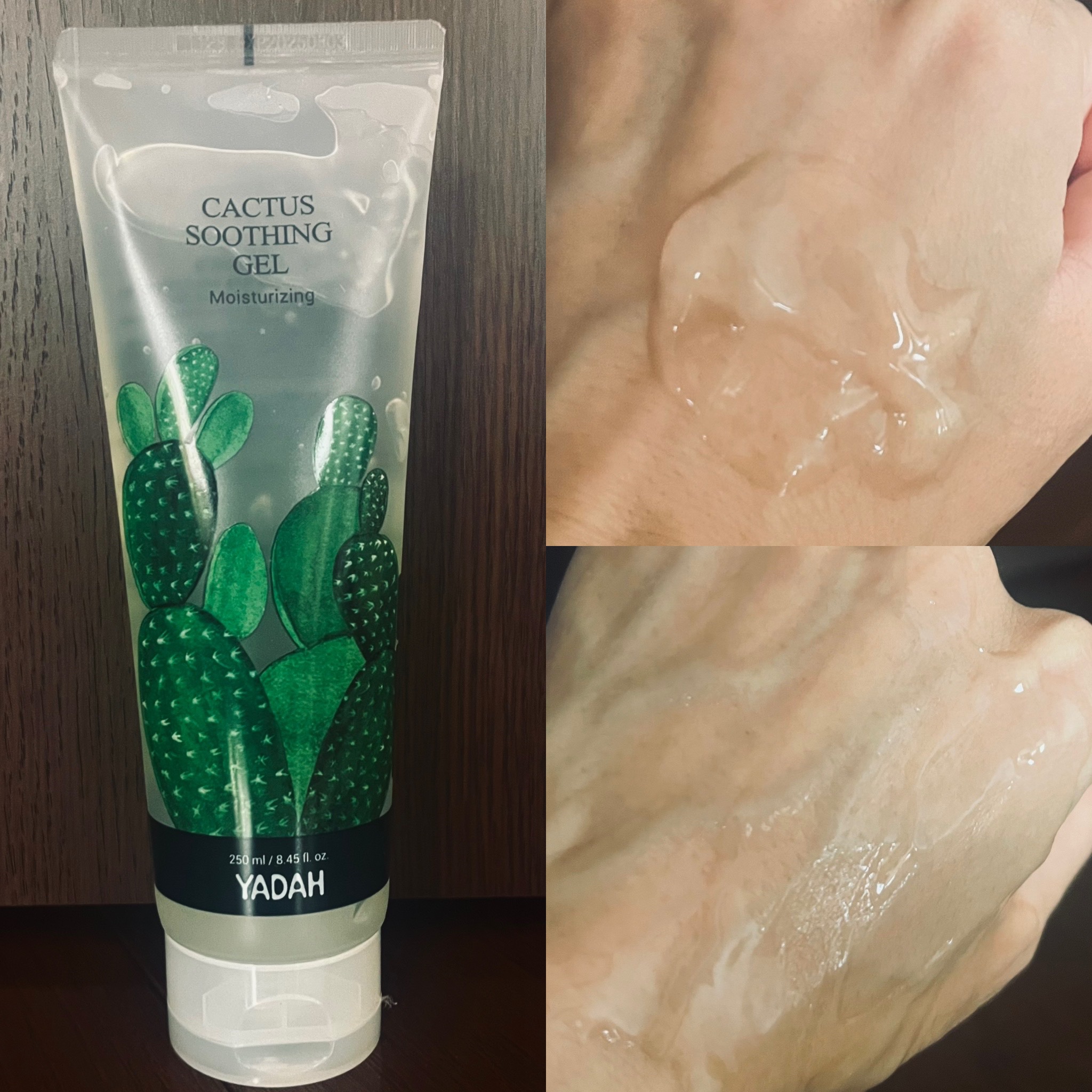 カクタススージングジェル/YADAH/ボディクリームを使ったクチコミ（1枚目）