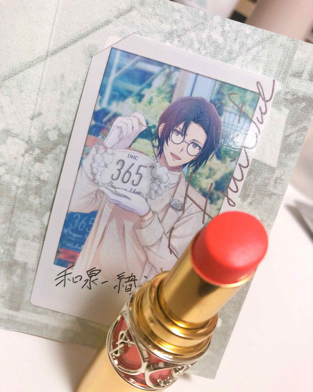 ルージュ ヴォリュプテ シャイン/YVES SAINT LAURENT BEAUTE/口紅を使ったクチコミ(2枚目)