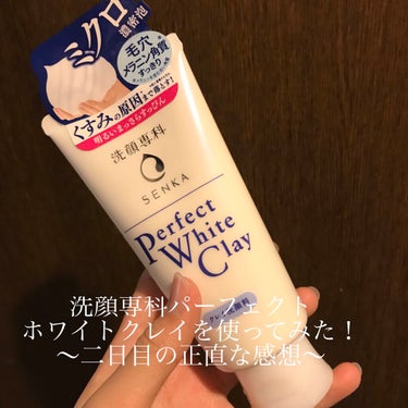 パーフェクトホワイトクレイ/SENKA（専科）/洗顔フォームを使ったクチコミ（1枚目）