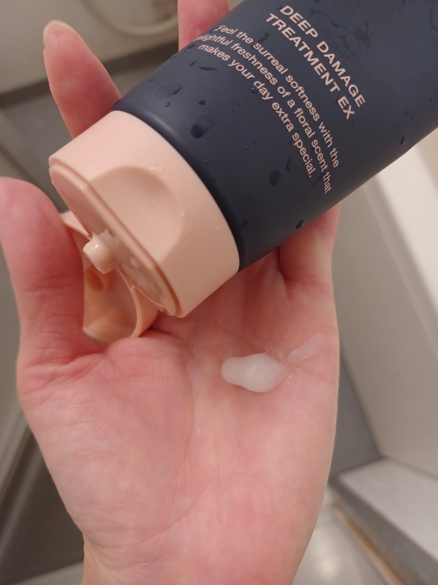 ディープダメージトリートメントEX/UNOVE/洗い流すヘアトリートメントを使ったクチコミ（3枚目）