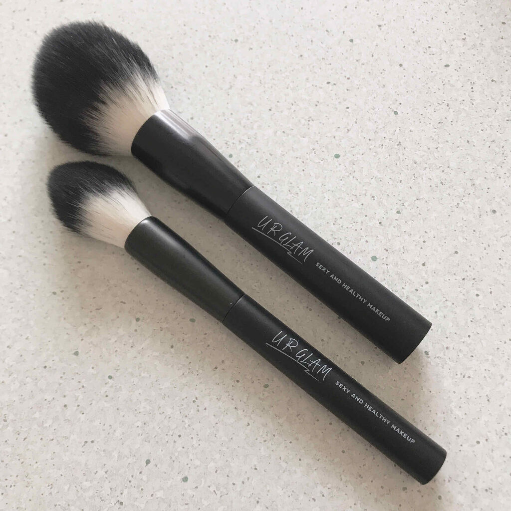 UR GLAM　FACE BRUSH/U R GLAM/メイクブラシを使ったクチコミ（1枚目）