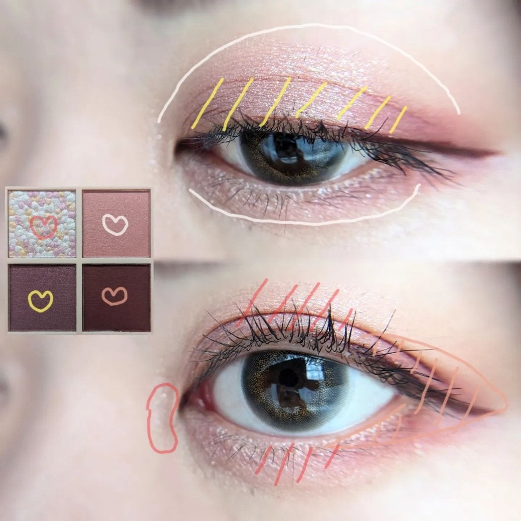 レブロン ダズル アイシャドウ クアッド/REVLON/アイシャドウパレットを使ったクチコミ(2枚目)