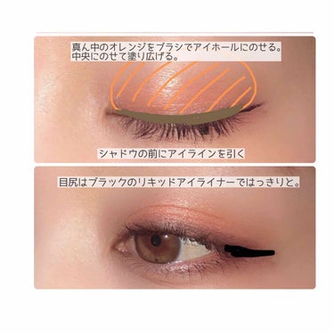 UR GLAM　EYESHADOW BRUSH A/U R GLAM/メイクブラシを使ったクチコミ（3枚目）