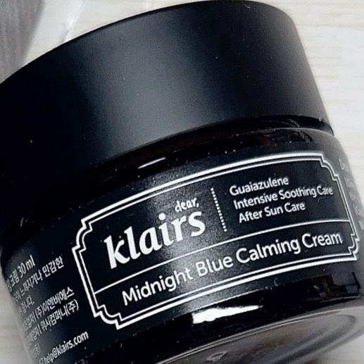 ミッドナイトブルーカーミングクリーム/Klairs/フェイスクリームを使ったクチコミ（2枚目）
