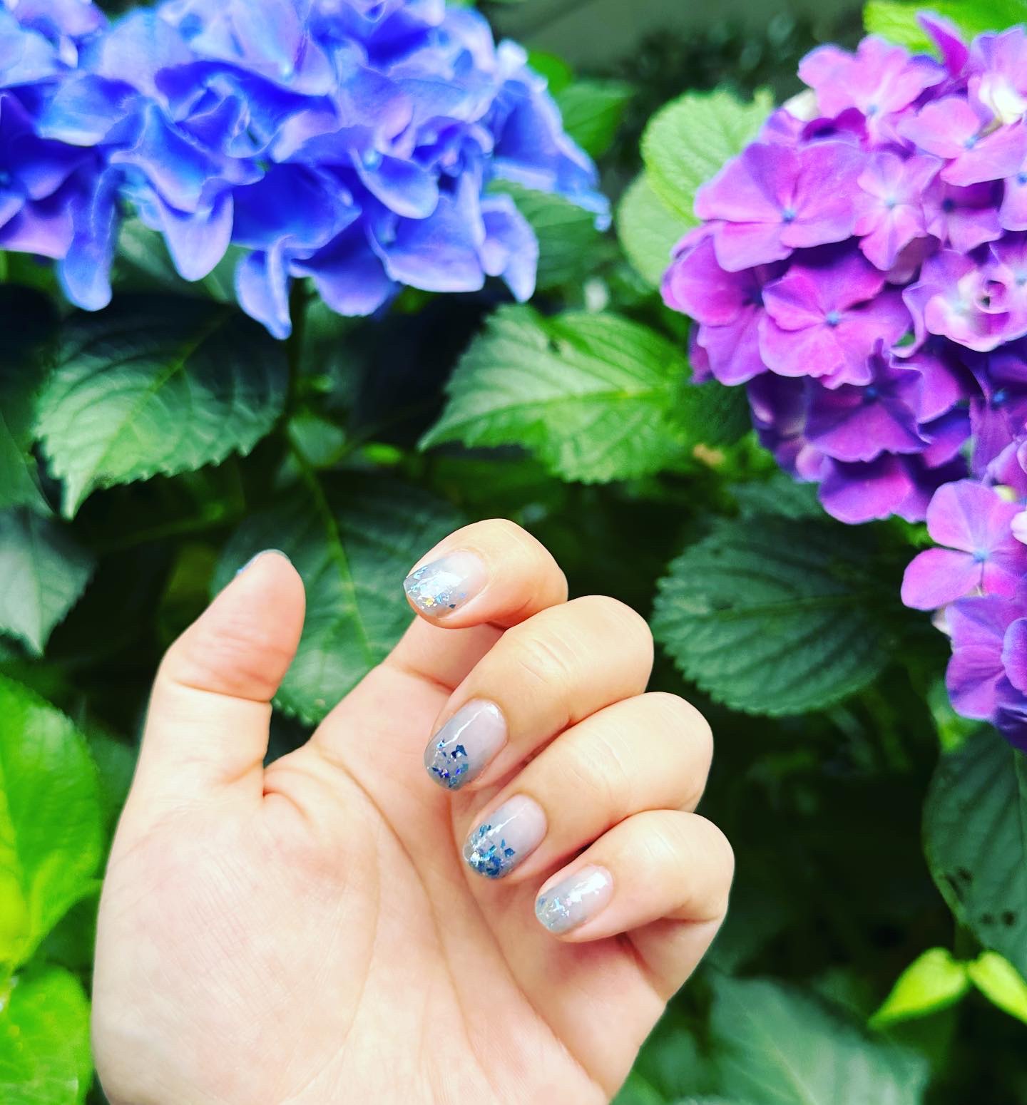 BRG ジェルネイル 33 ブルー/DAISO/ジェルネイルを使ったクチコミ（1枚目）