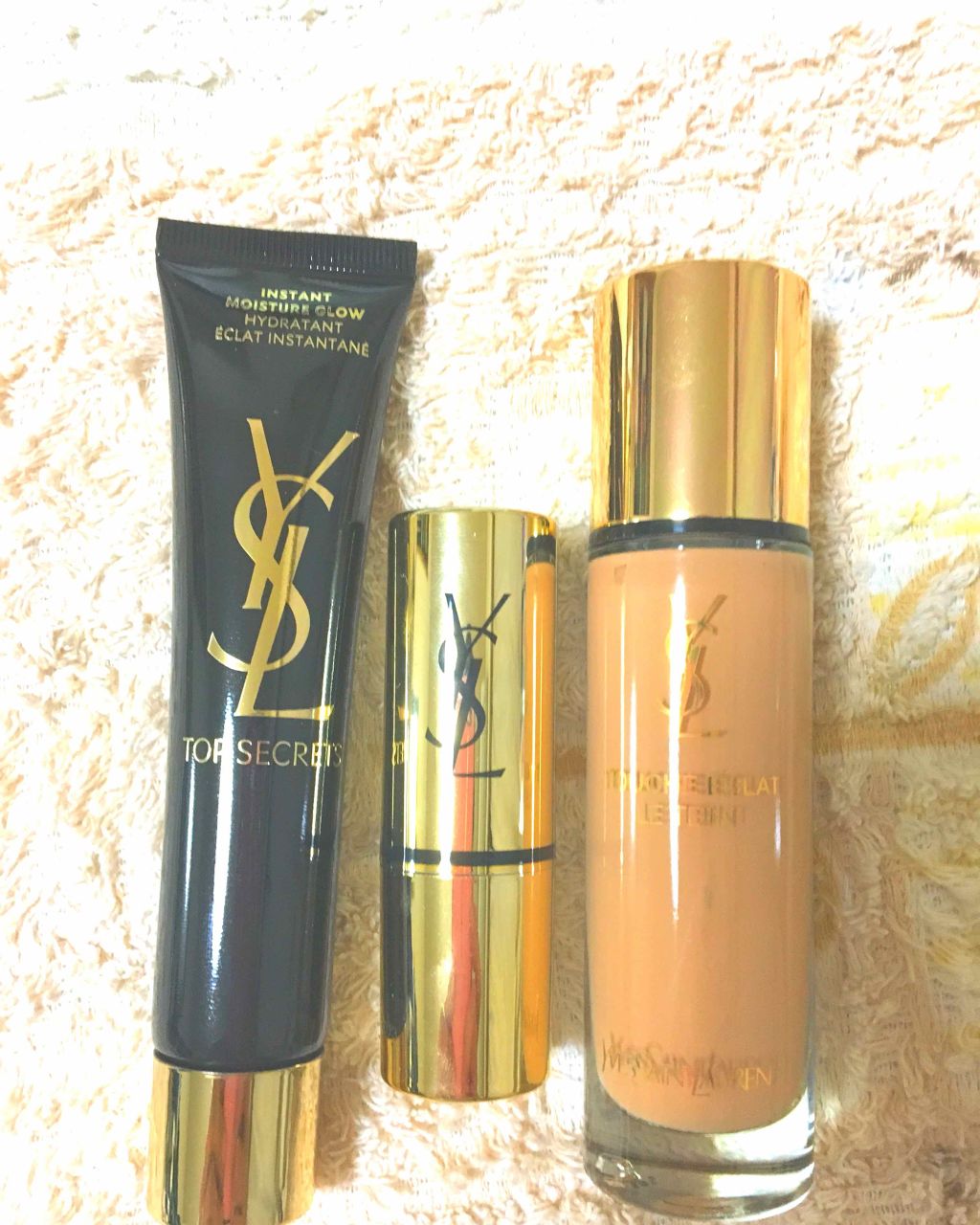 ラディアント タッチ シマー スティック/YVES SAINT LAURENT BEAUTE/ジェル・クリームチークを使ったクチコミ（1枚目）