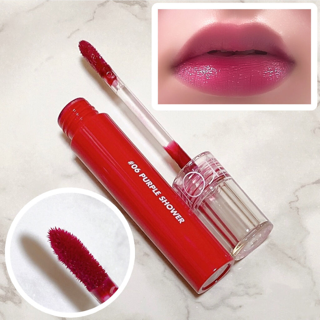 グラスティングウォーターティント/rom&nd/リップティントを使ったクチコミ（2枚目）