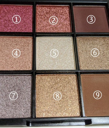 UR GLAM　BLOOMING EYE COLOR PALETTE/U R GLAM/アイシャドウパレットを使ったクチコミ（2枚目）