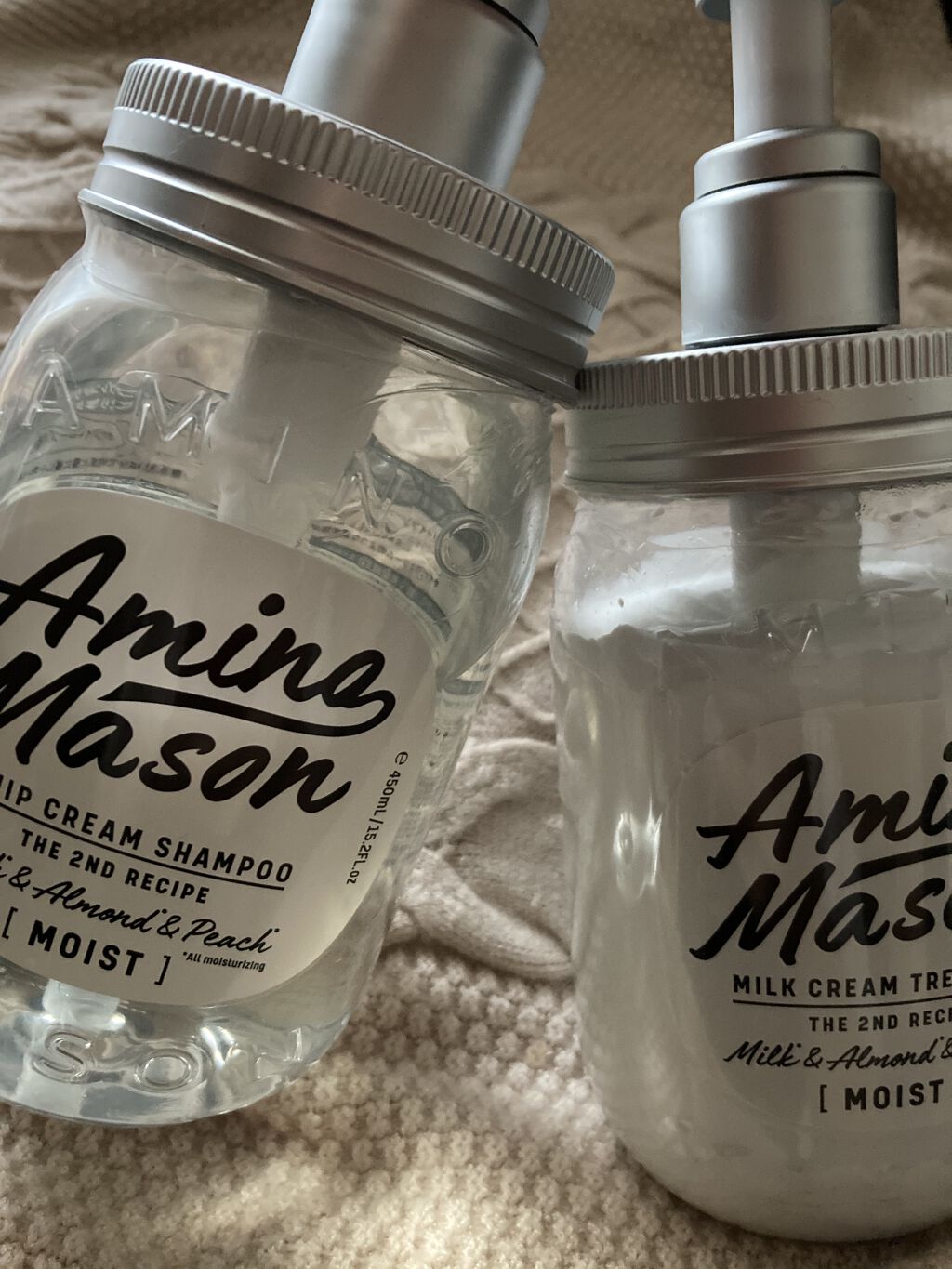 アミノメイソン ディープモイスト ホイップクリーム シャンプー/ミルククリーム ヘアトリートメント/アミノメイソン/市販シャンプーを使ったクチコミ（2枚目）