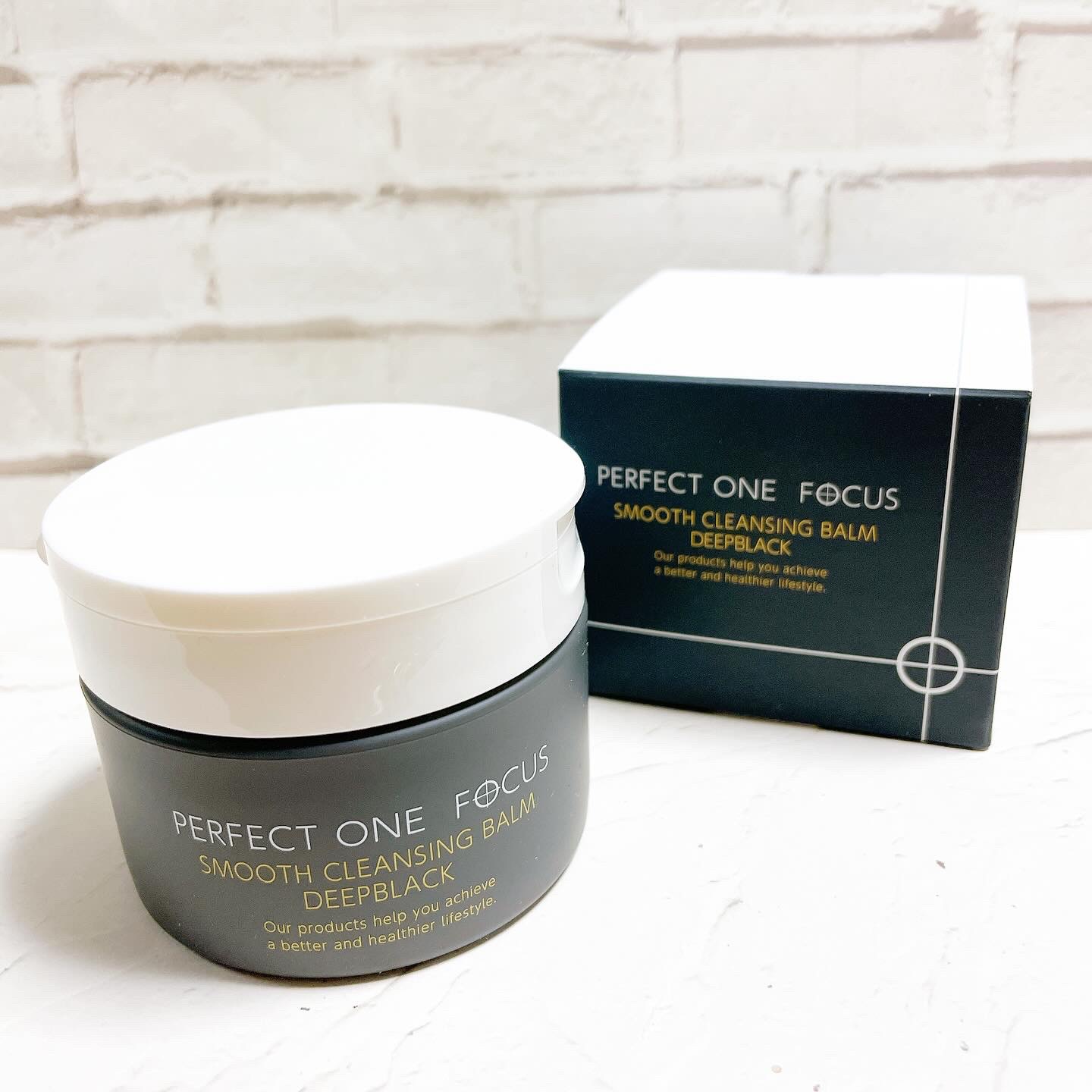 パーフェクトワンフォーカス スムースクレンジングバーム ディープブラック/PERFECT ONE  FOCUS/クレンジングバームを使ったクチコミ（1枚目）