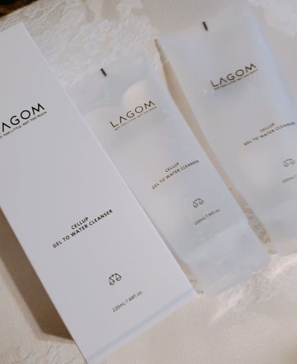 ラゴム ジェルトゥウォーター クレンザー(朝用洗顔)/LAGOM /その他洗顔料を使ったクチコミ(2枚目)