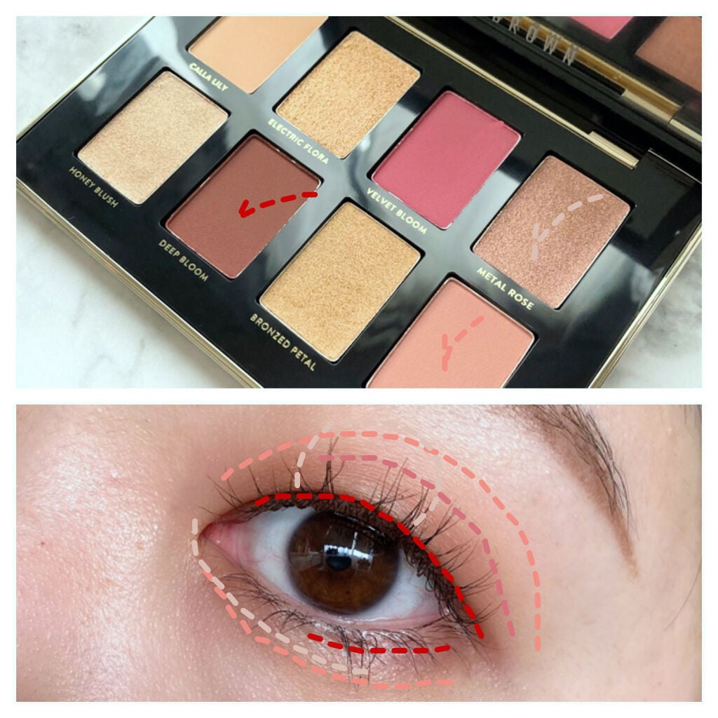 リュクス メタル ローズ アイシャドウ パレット/BOBBI BROWN/アイシャドウパレットを使ったクチコミ(10枚目)