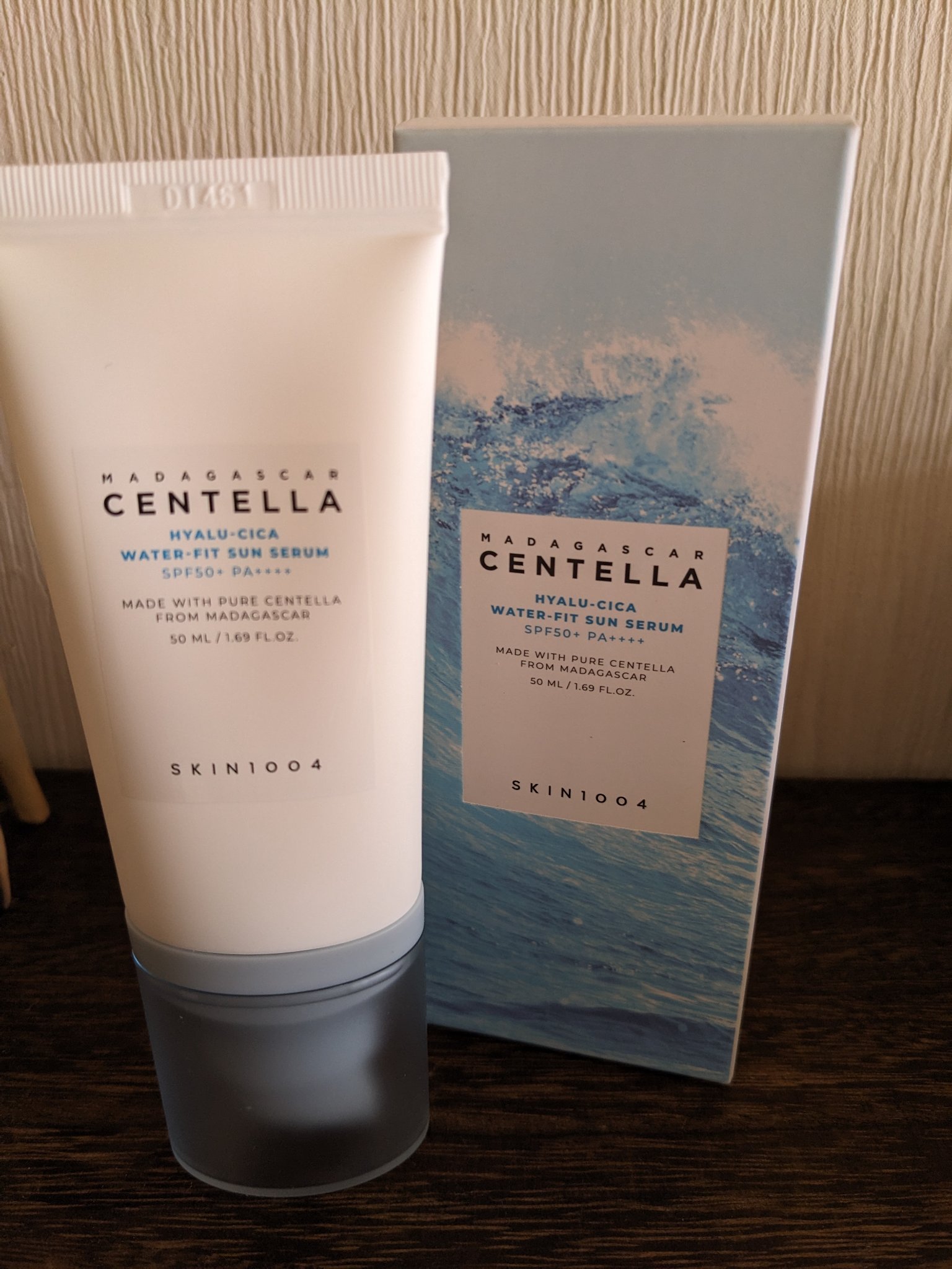 ヒアルーシカ ウォーターフィット サンセラム/SKIN1004/日焼け止めローションを使ったクチコミ（1枚目）