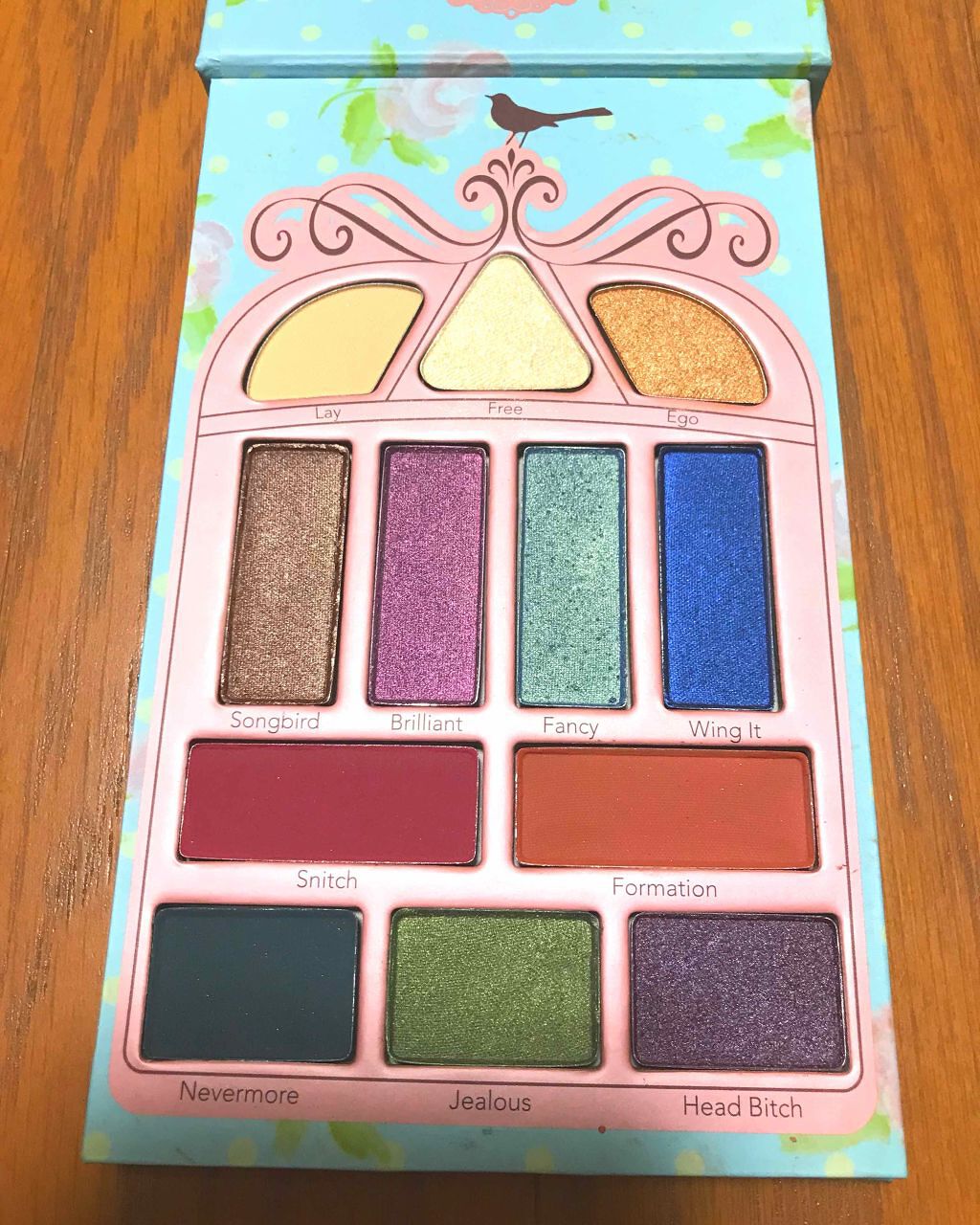 Pretty VulgarPretty Birdie Eyeshadow Palette/SEPHORA/アイシャドウパレットを使ったクチコミ（2枚目）