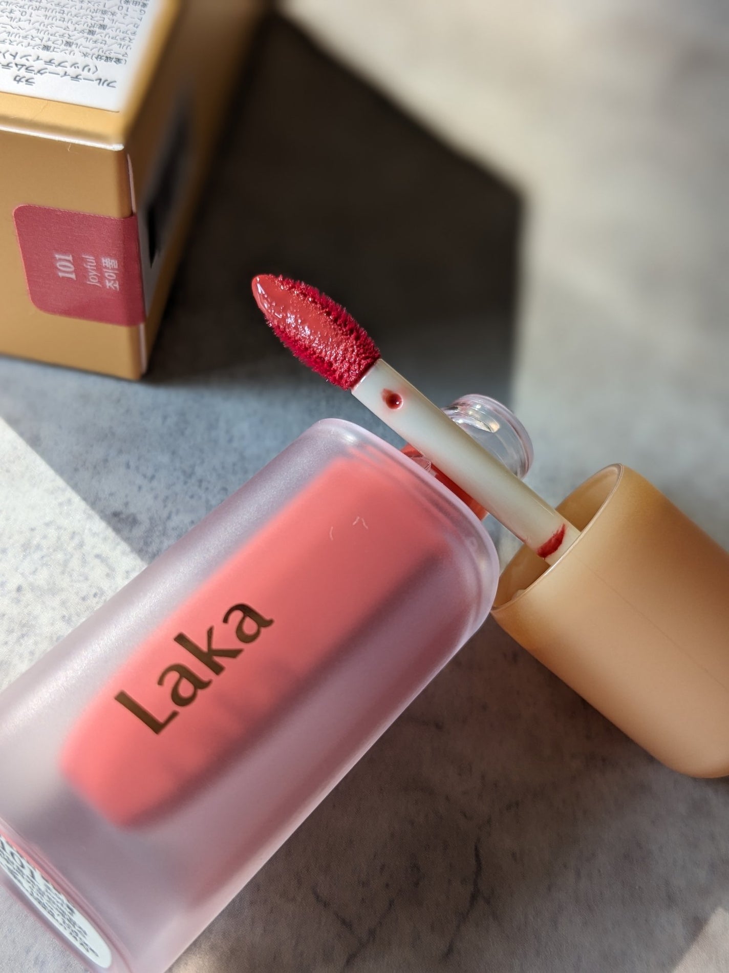 フルーティーグラムティント/Laka/リップティントを使ったクチコミ(5枚目)
