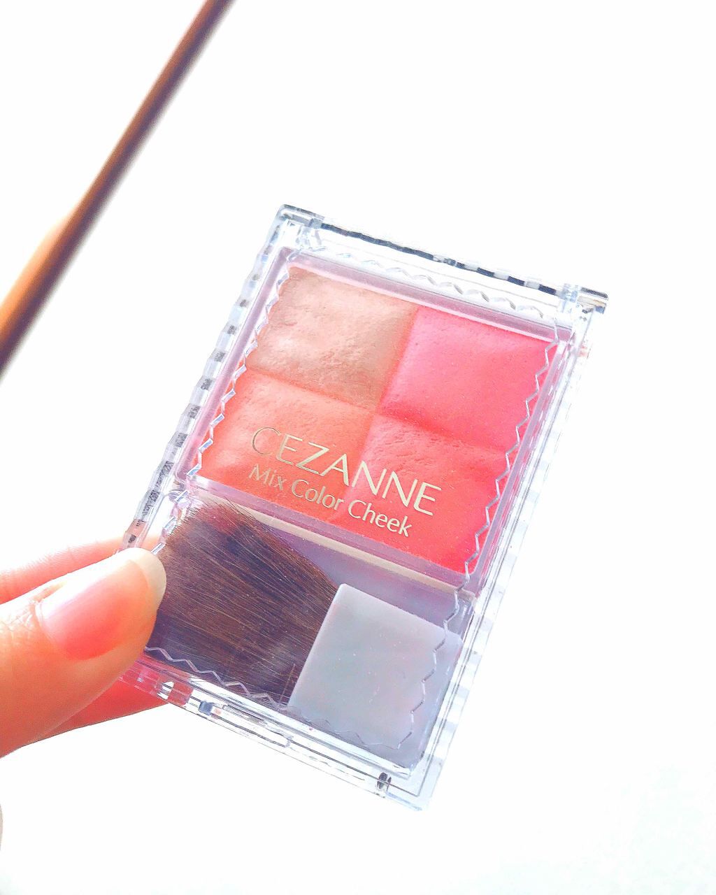 ミックスカラーチーク/CEZANNE/パウダーチークを使ったクチコミ（1枚目）