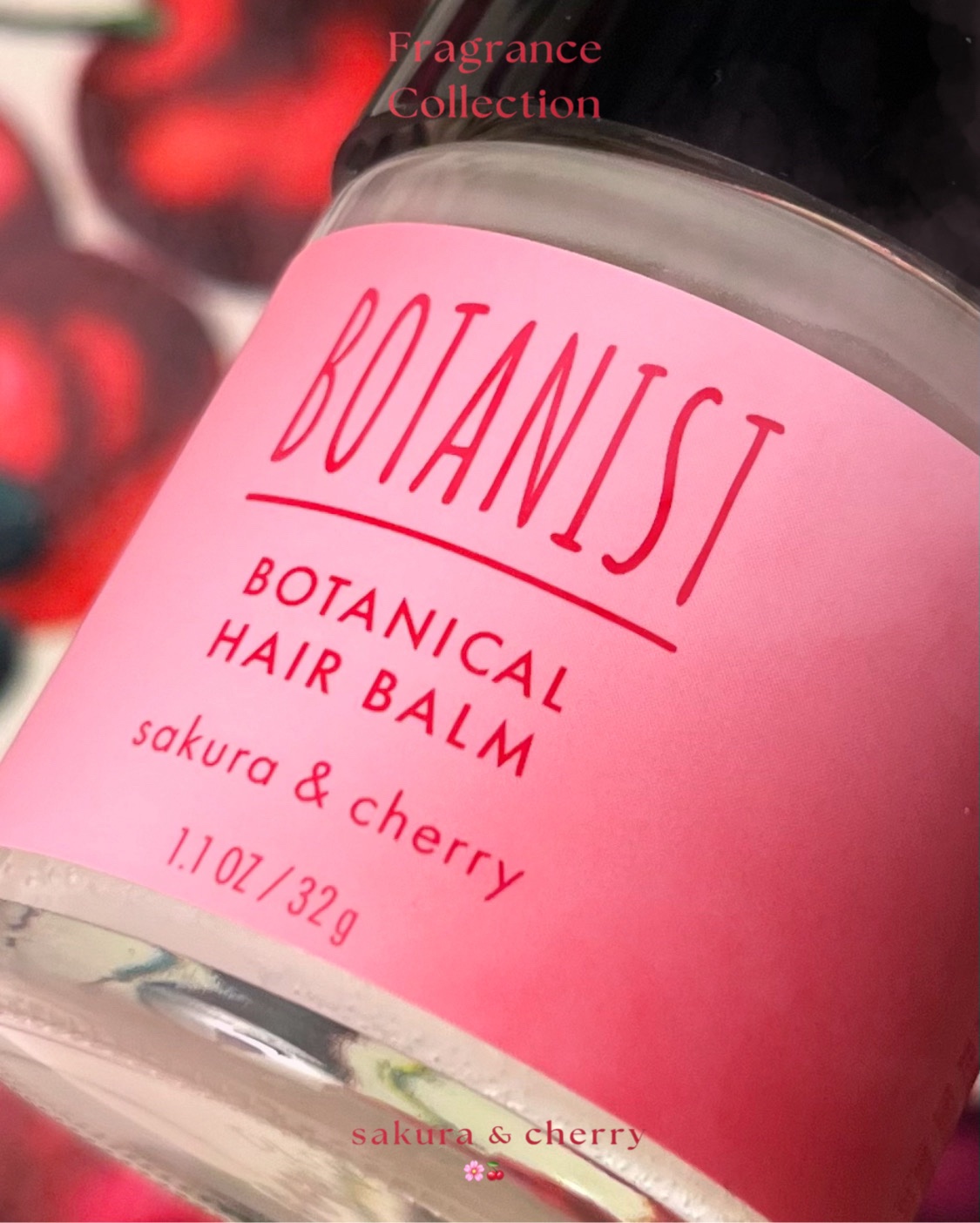 ボタニカルヘアバーム サクラ＆チェリーの香り/BOTANIST/ヘアバームを使ったクチコミ（1枚目）