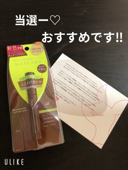 パーフェクトエクステンション マスカラ for カール/D-UP/マスカラを使ったクチコミ(1枚目)