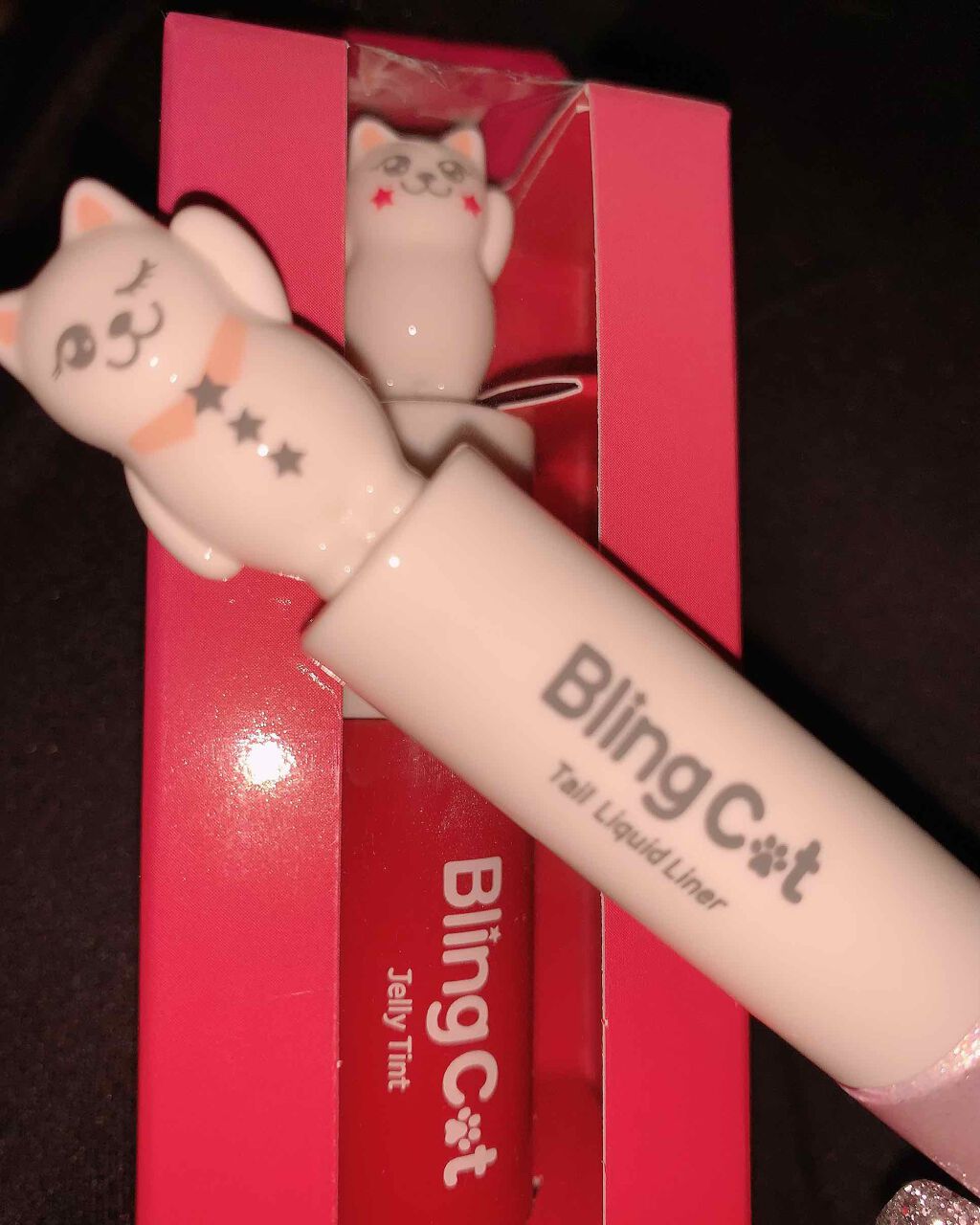 Bling Cat Jelly Tint/TONYMOLY/口紅を使ったクチコミ(1枚目)