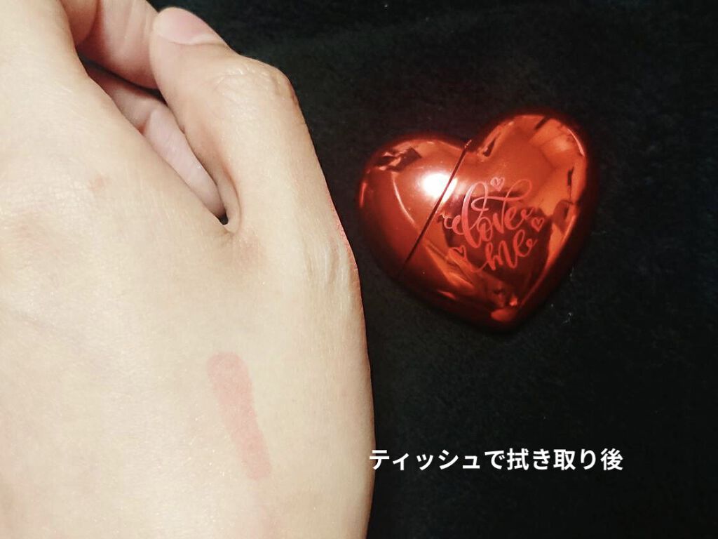 ラブミー コーティング ティント 01 ラブフィクション/the SAEM/リップティントを使ったクチコミ（3枚目）