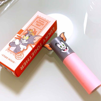 ラッキーフレンズ カラフルタトゥーティント/ETUDE/口紅を使ったクチコミ(2枚目)