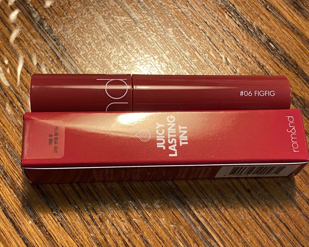 ジューシーラスティングティント/rom&nd/リップティントを使ったクチコミ（1枚目）