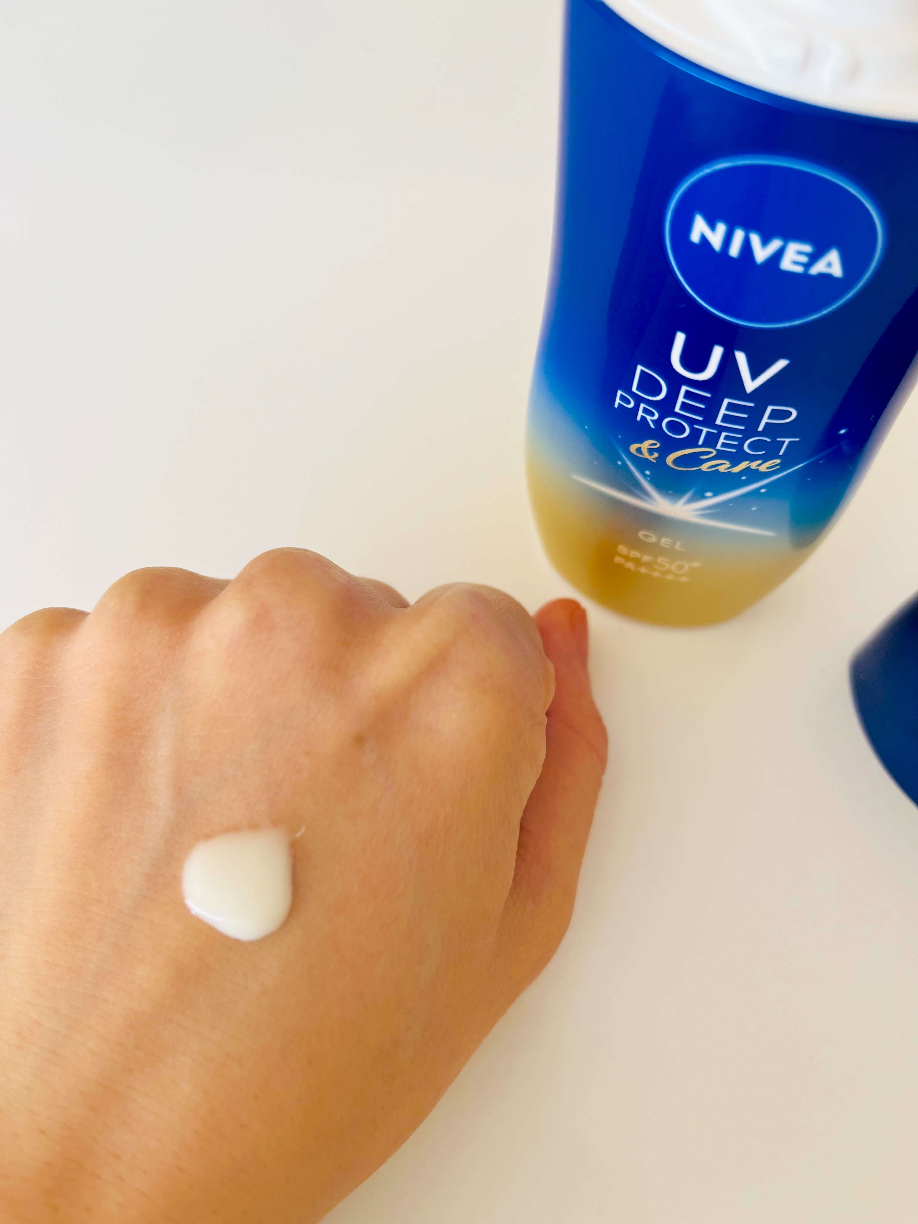 ニベアUV ディープ プロテクト＆ケア ジェル/ニベア/日焼け止めジェルを使ったクチコミ（2枚目）