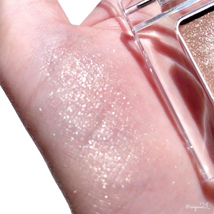 うるみオンアイズ 04 ティヤムシャンパン/muice/単色アイシャドウを使ったクチコミ(3枚目)