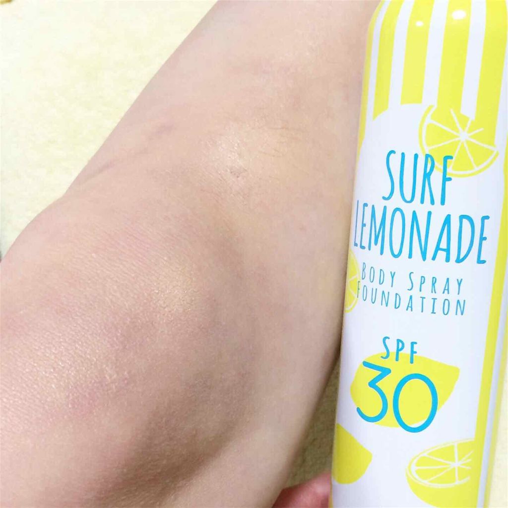 ボディースプレーファンデーション/SURF LEMONADE/日焼け止めミスト・スプレーを使ったクチコミ（3枚目）