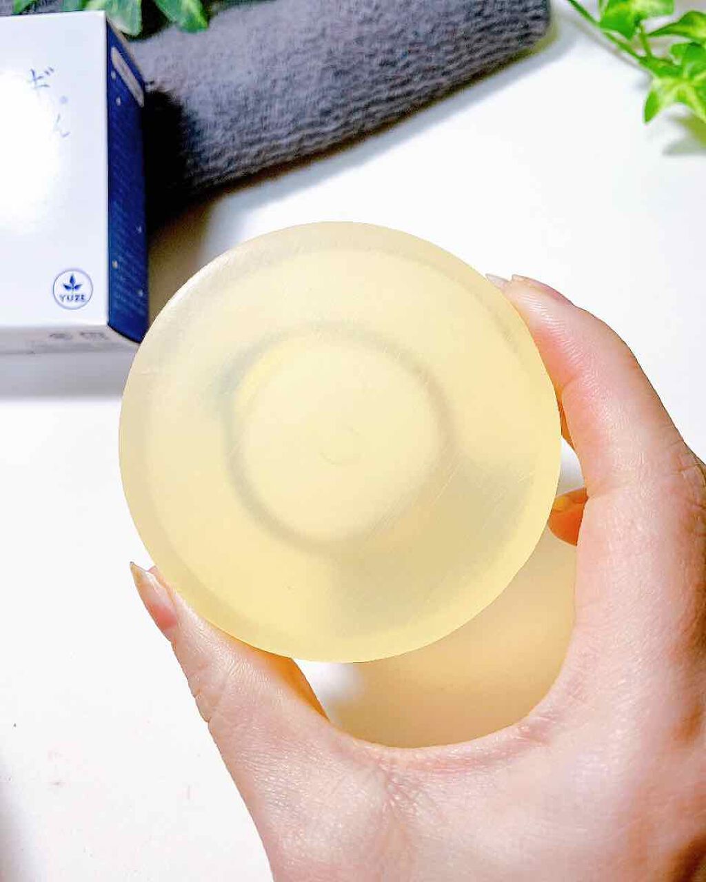 ハトムギ薬用透明石けん/ユゼ化粧品/洗顔石鹸を使ったクチコミ(2枚目)