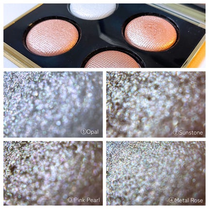 ピンク グロウ リュクス アイシャドウ パレット/BOBBI BROWN/アイシャドウパレットを使ったクチコミ(5枚目)