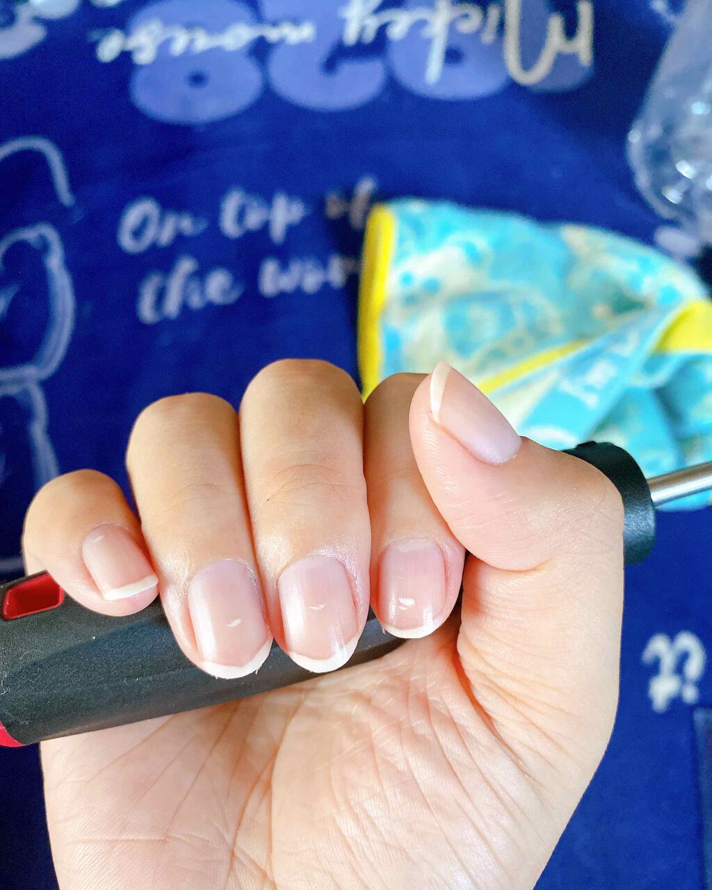 おにぎり on LIPS 「ネイルヘッド伸ばしたい昔から爪の形にコンプレックスが、、、ジェ..」(1枚目)