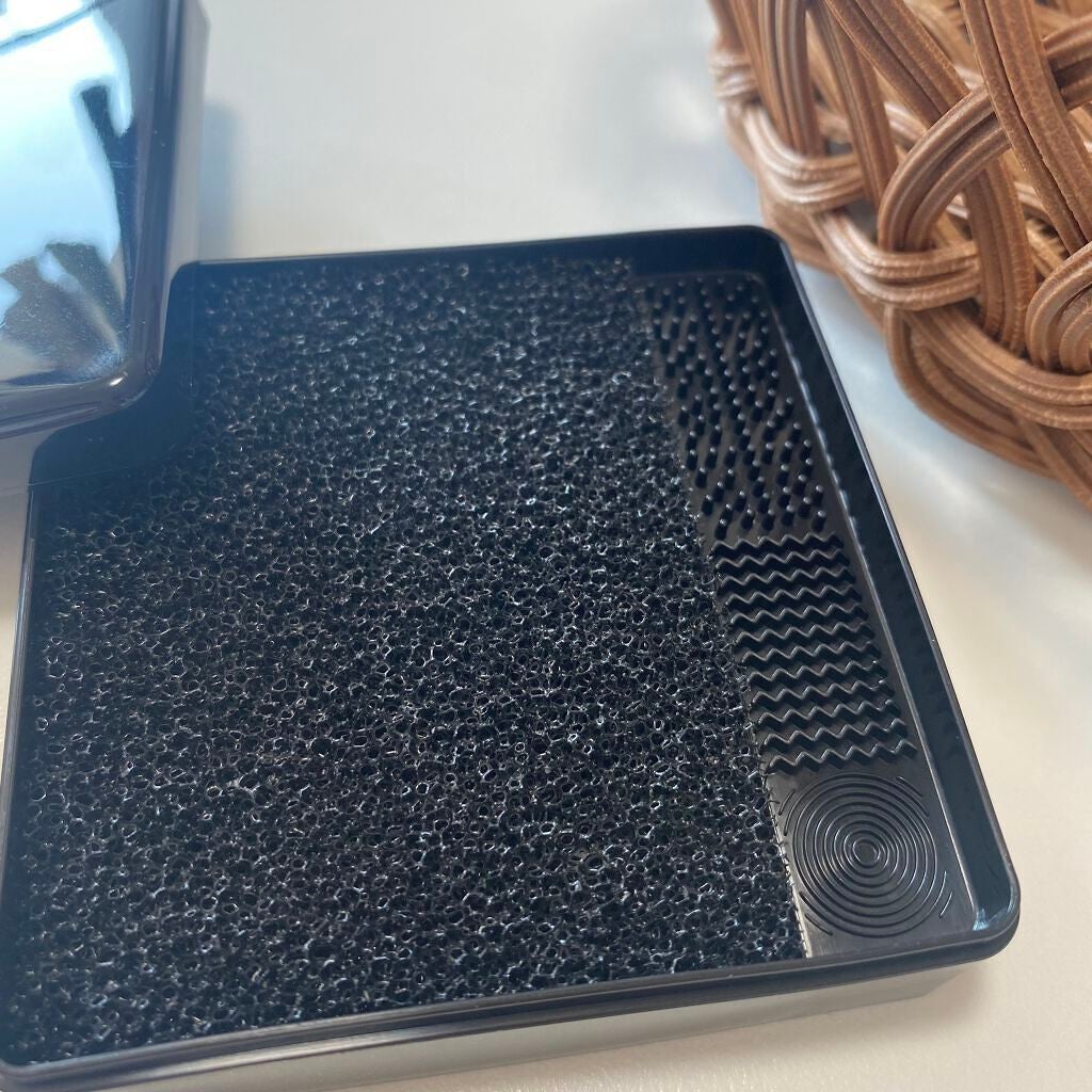 ドライメイクブラシクリーナー/セリア/その他化粧小物を使ったクチコミ(3枚目)