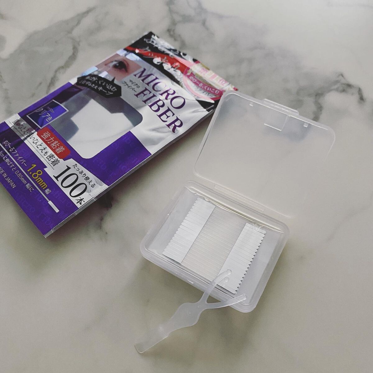 マイクロファイバー /ビー・エヌ/二重まぶた用アイテムを使ったクチコミ（2枚目）