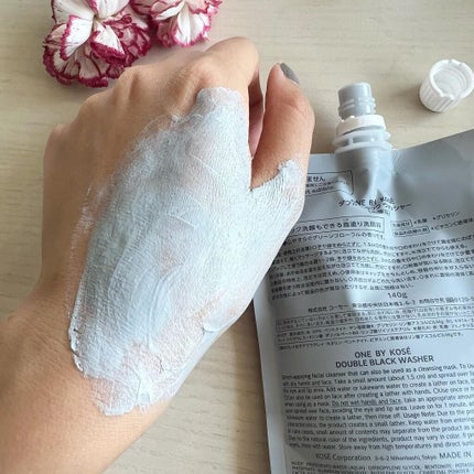 ダブル ブラック ウォッシャー/ONE BY KOSE/その他洗顔料を使ったクチコミ(3枚目)
