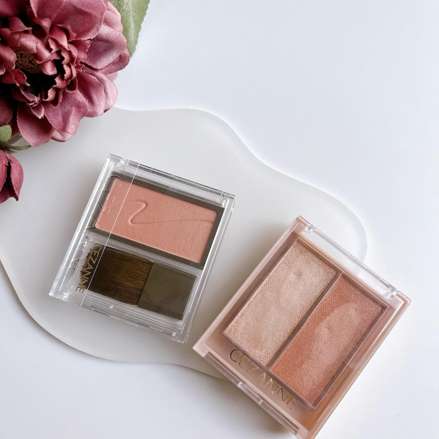 フェイスグロウカラー/CEZANNE/クリームハイライトを使ったクチコミ（2枚目）