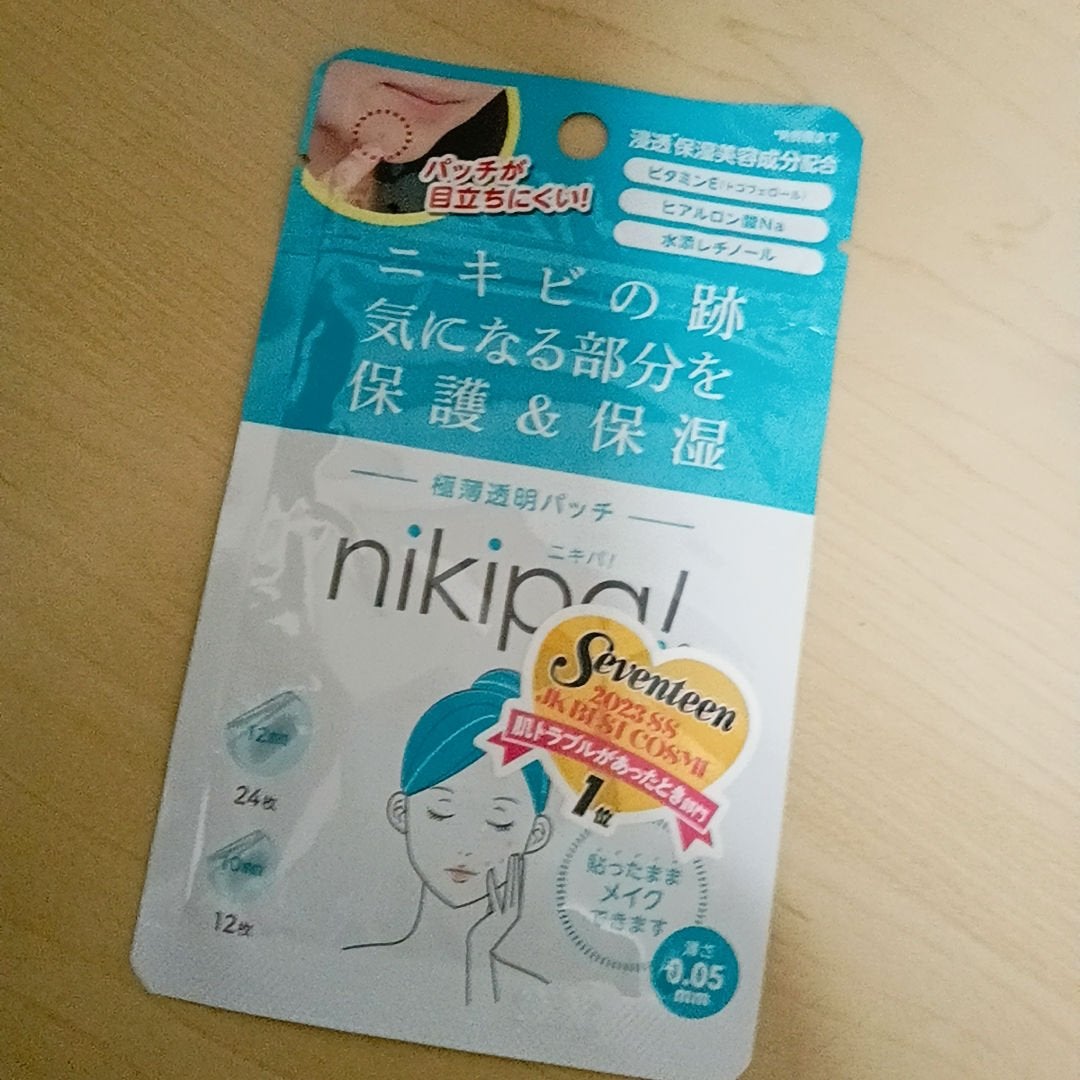 極薄透明パッチ nikipa!/金冠堂/にきびパッチを使ったクチコミ(1枚目)