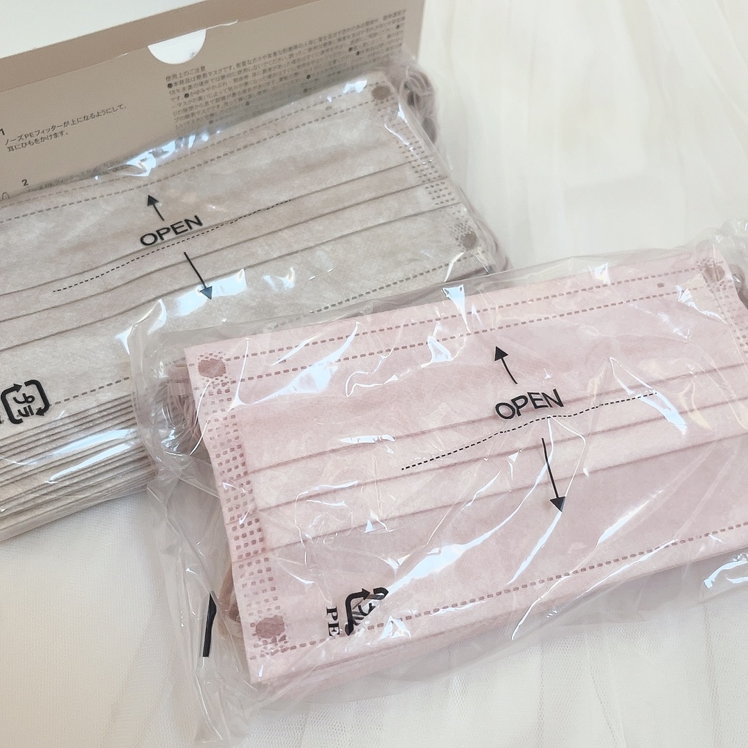 NON-WOVEN FACE MASK/3COINS/マスクを使ったクチコミ（2枚目）