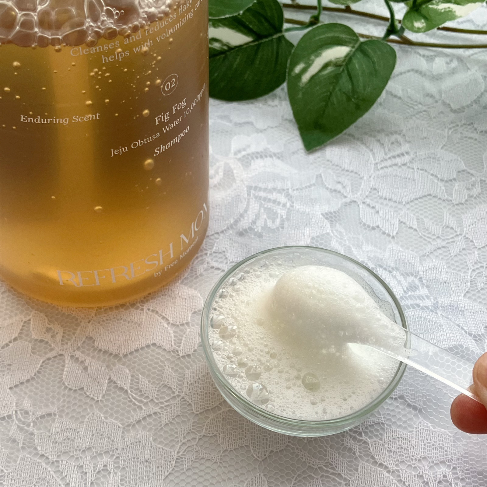 リフレッシュモーメントパフュームシャンプー/トリートメント Fig Fog シャンプー500ml/Free Moment /市販シャンプーを使ったクチコミ（3枚目）