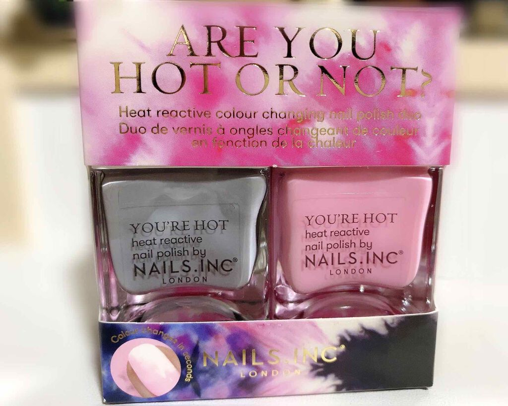 ホットオアノットネイルポリッシュデュオキット/nails inc./マニキュアを使ったクチコミ(1枚目)