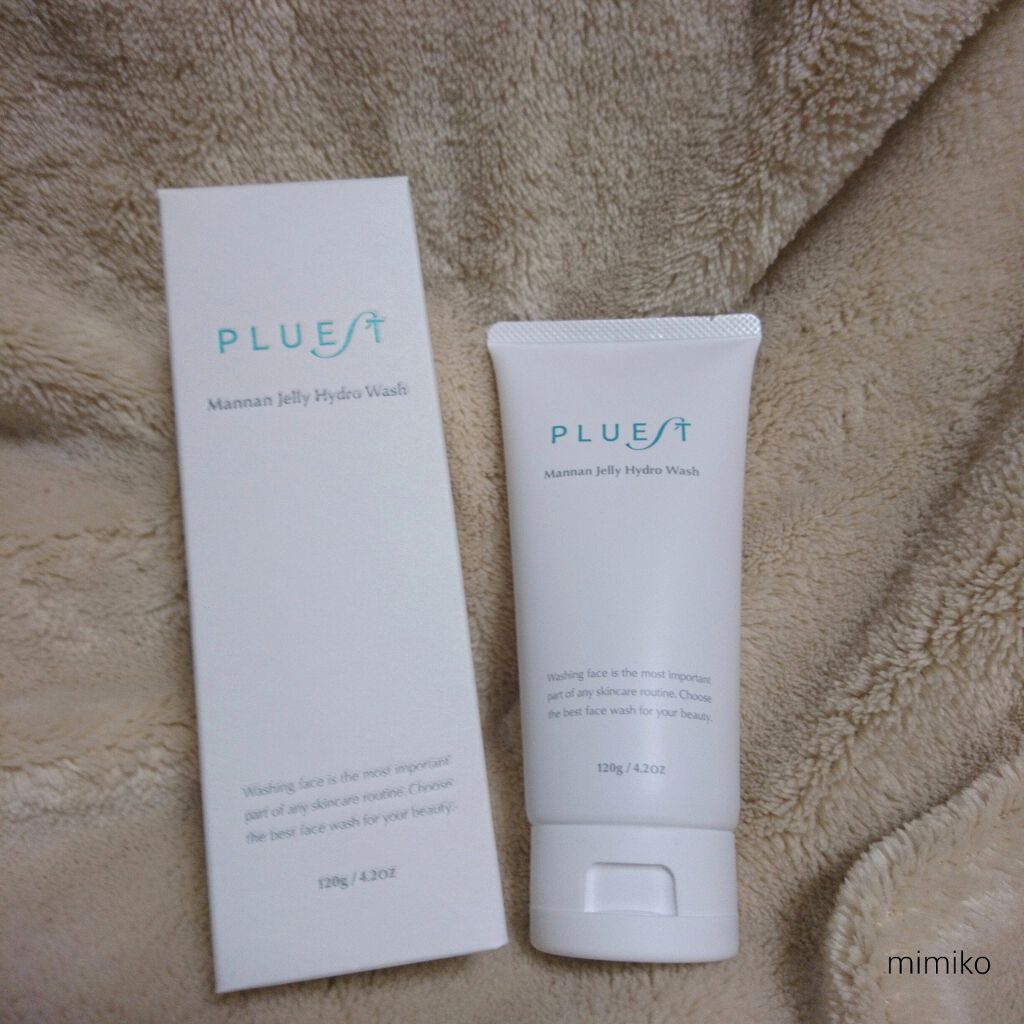 マンナンジェリーハイドロウォッシュ/PLUEST/洗顔料を使ったクチコミ(1枚目)