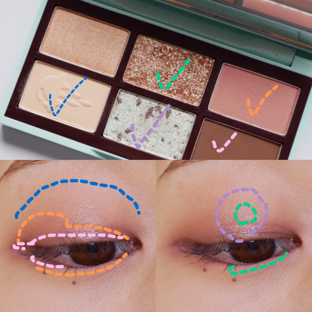 チョコミント スペシャルキット/ETUDE/メイクアップキットを使ったクチコミ（2枚目）