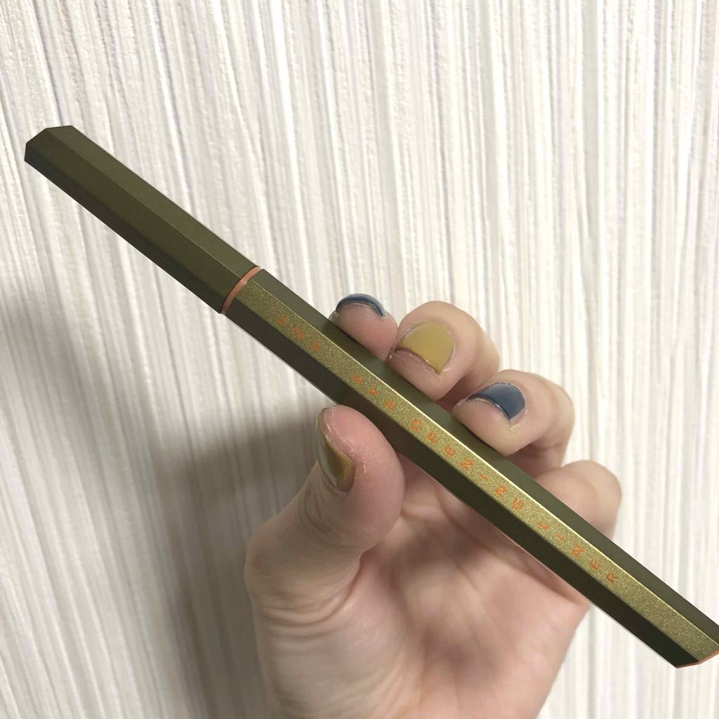 EYE OPENING LINER KHAKI/UZU BY FLOWFUSHI/リキッドアイライナーを使ったクチコミ（2枚目）