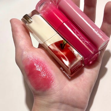 PERIPERA インク ムード グロイ ティントのクチコミ「ちゅるんと果汁感赤リップ🍎🍒
(全て購入品)

◾︎ peripera / ink mood .....」（1枚目）