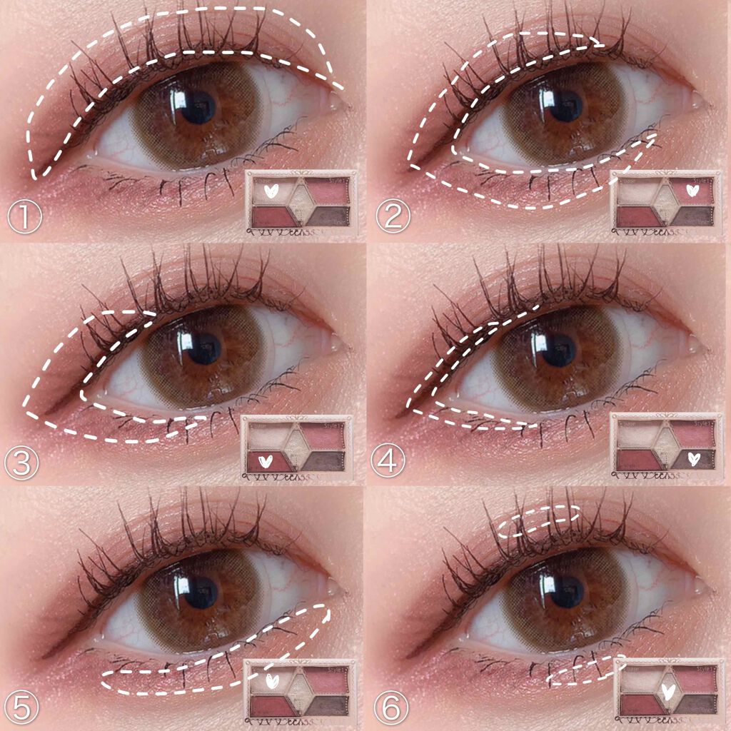 【旧品】パーフェクトスタイリストアイズ/キャンメイク/アイシャドウパレットを使ったクチコミ(2枚目)