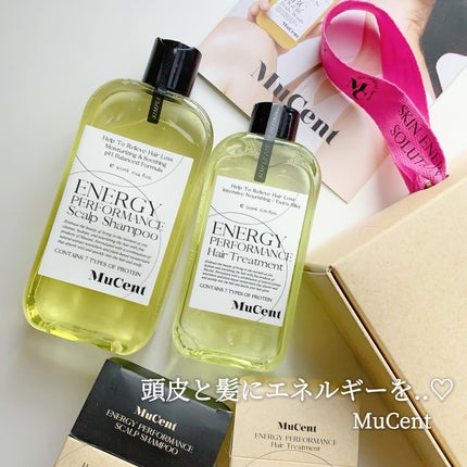 エナジーパフォーマンス スカルプシャンプー / ヘアトリートメント/MuCent/市販シャンプーを使ったクチコミ(1枚目)