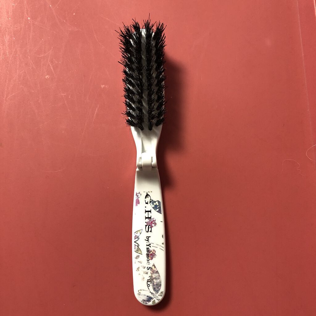 G.H.S 折たたみブラシ獣毛 GH-107/G.H.S/ヘアブラシを使ったクチコミ（1枚目）