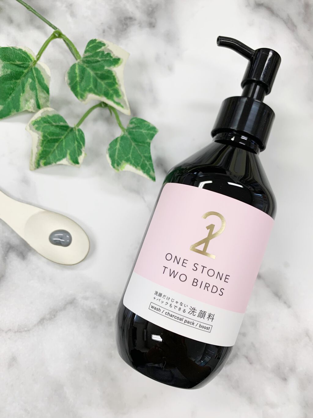 洗顔だけじゃない+パックもできる洗顔料/ONE STONE TWO BIRDS/その他洗顔料を使ったクチコミ(2枚目)